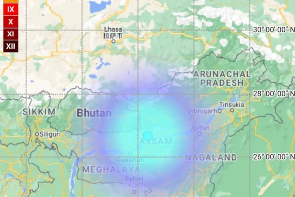 Magnitude 4.4 Earthquake Strikes Assam