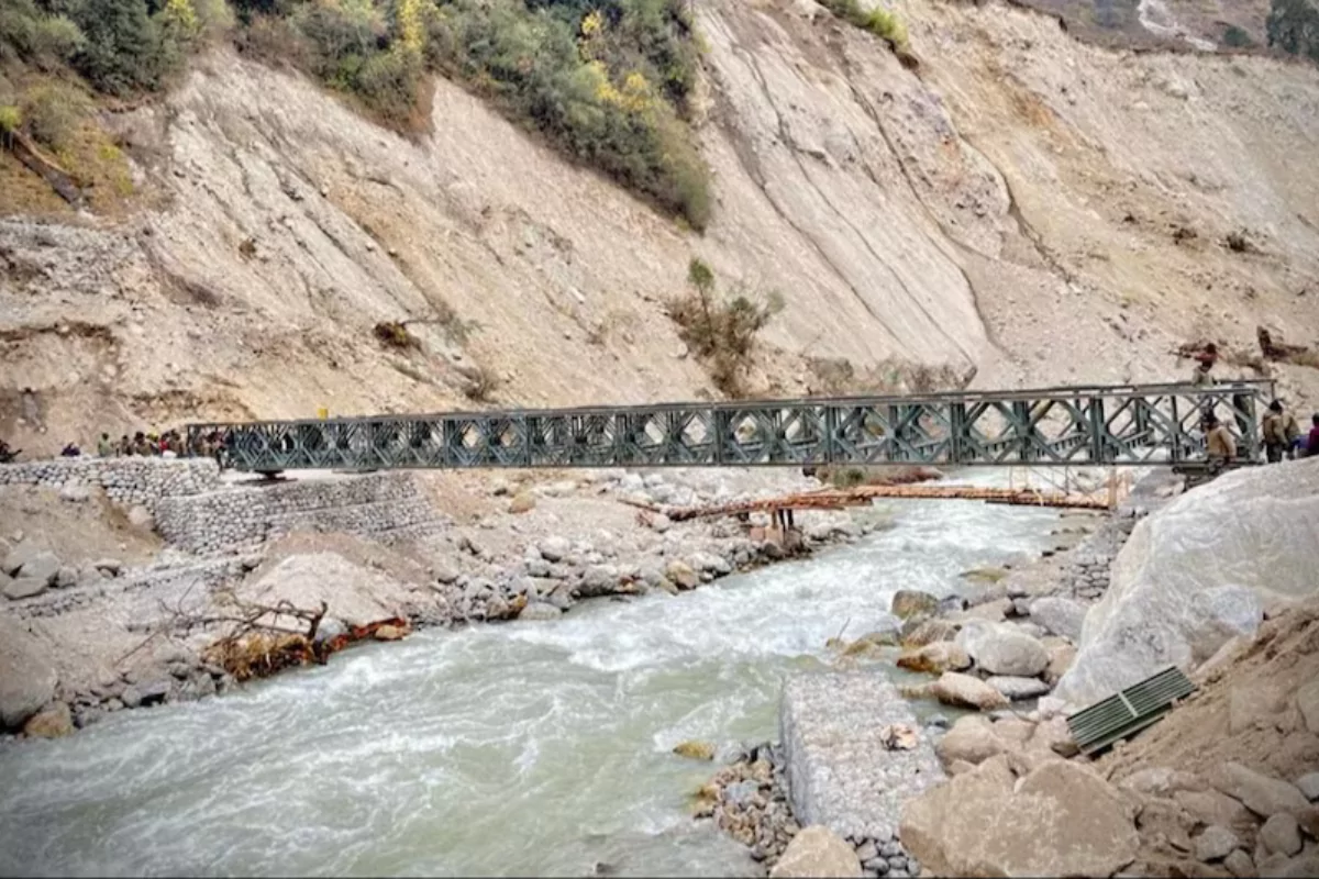 Indian Army And BRO Complete Bailey Bridge To Restore Connectivity In ...