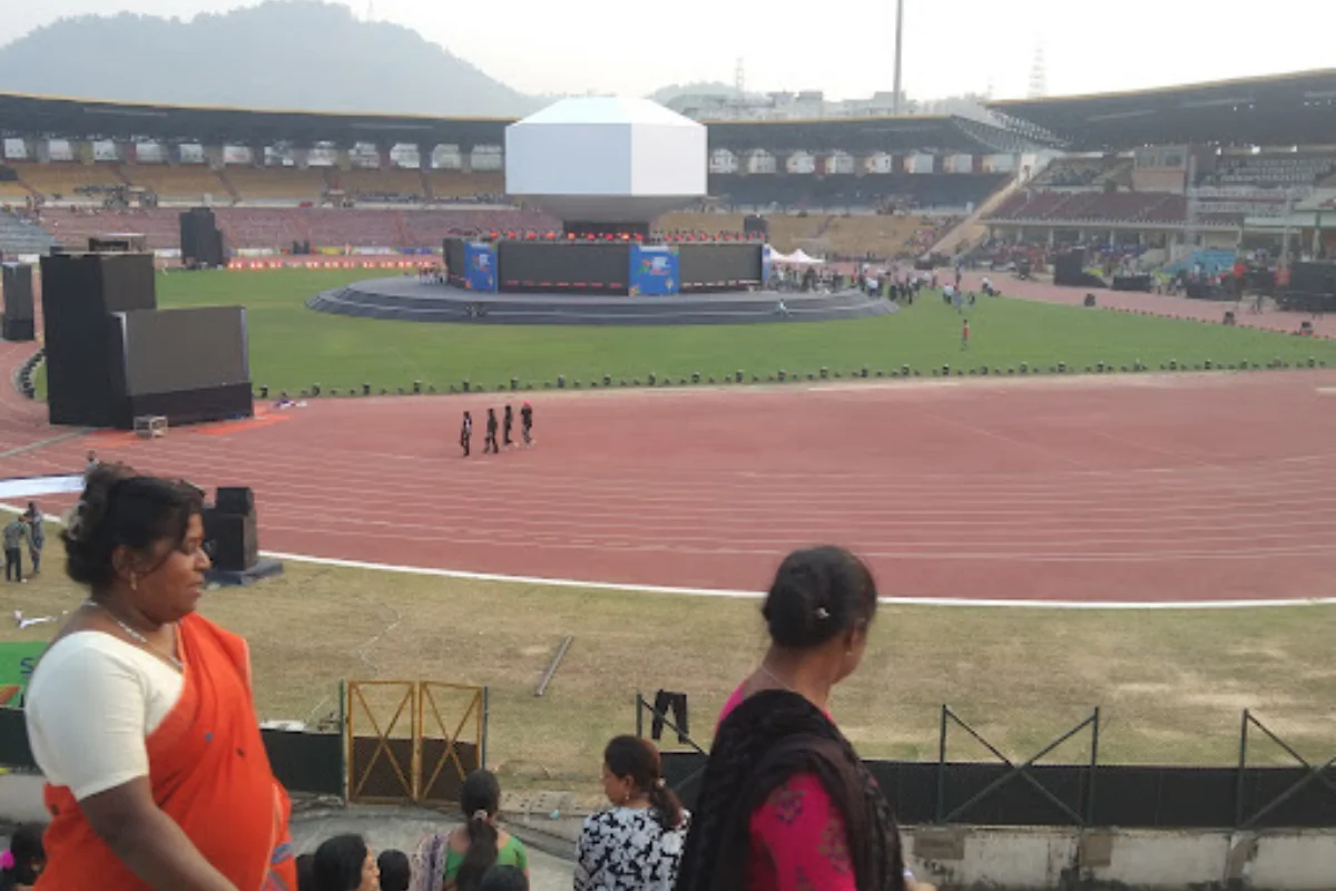 Guwahati: Fire Broke Out At Indira Gandhi Athletic Stadium During Khelo ...