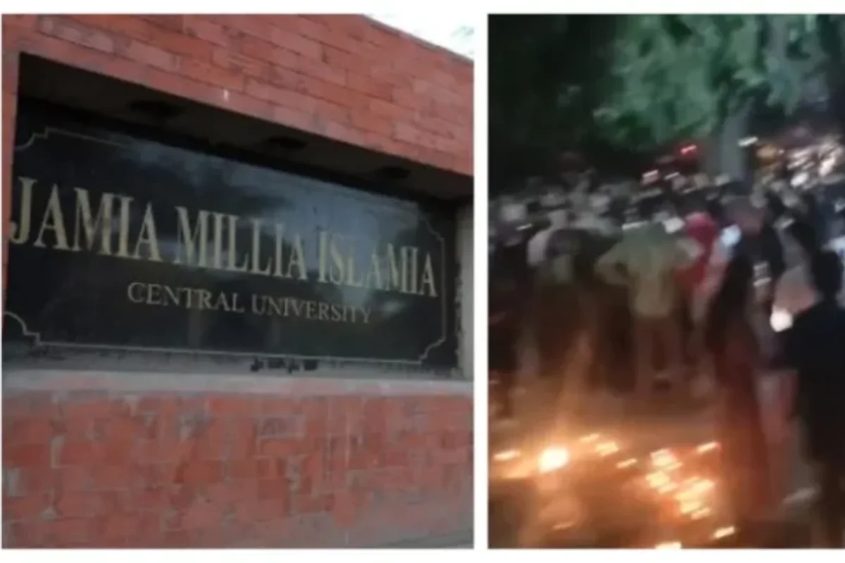 Clash Erupts During Diwali Celebrations At Jamia Millia Islamia Campus