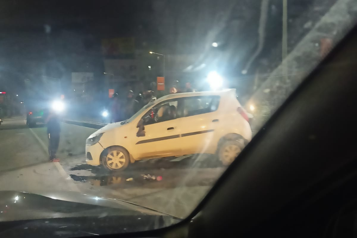 Guwahati: Car Flips Atop Ganeshguri Flyover, Second Accident In A Day