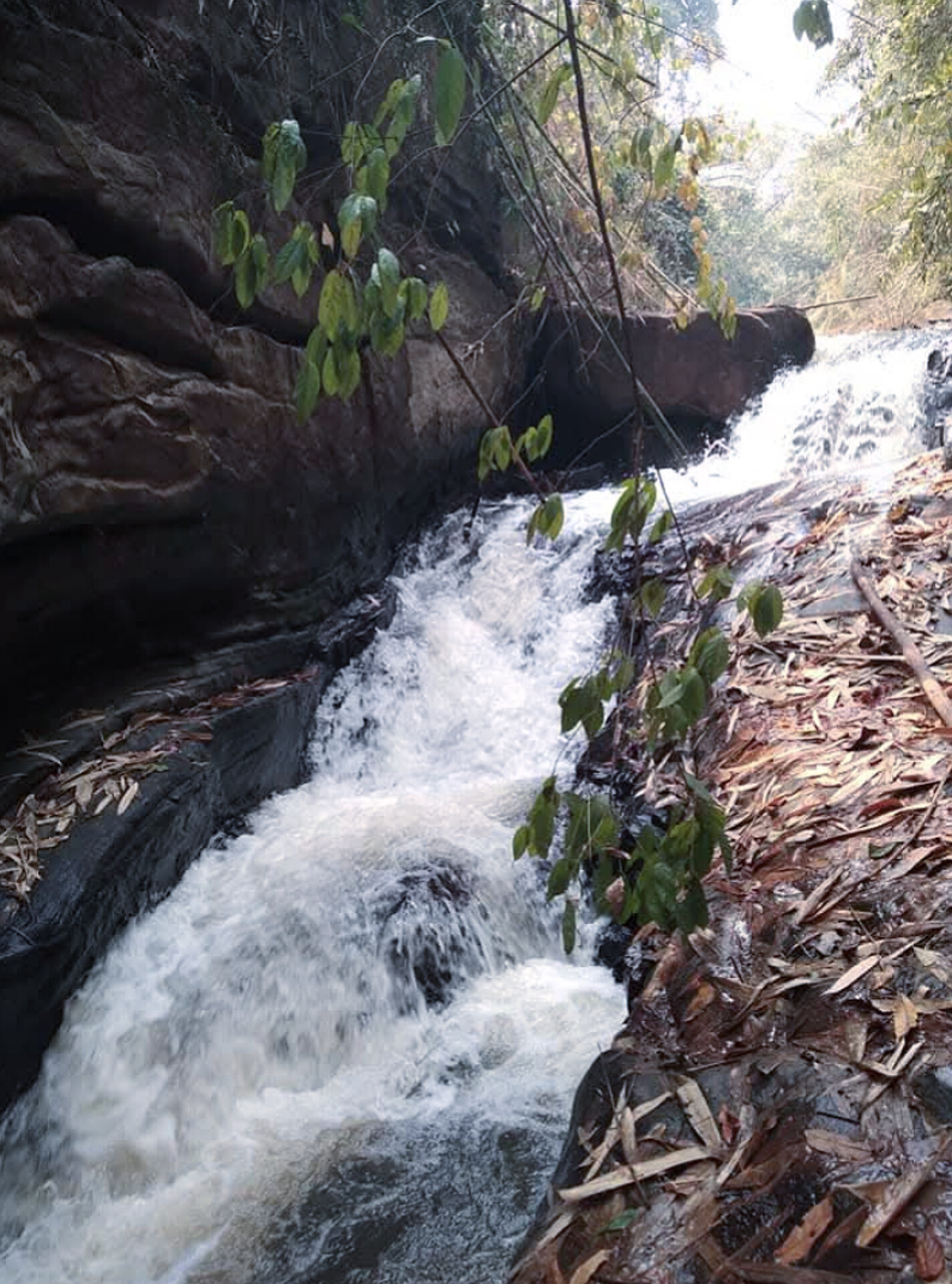 The Garbhanga waterfall near Guwahati.