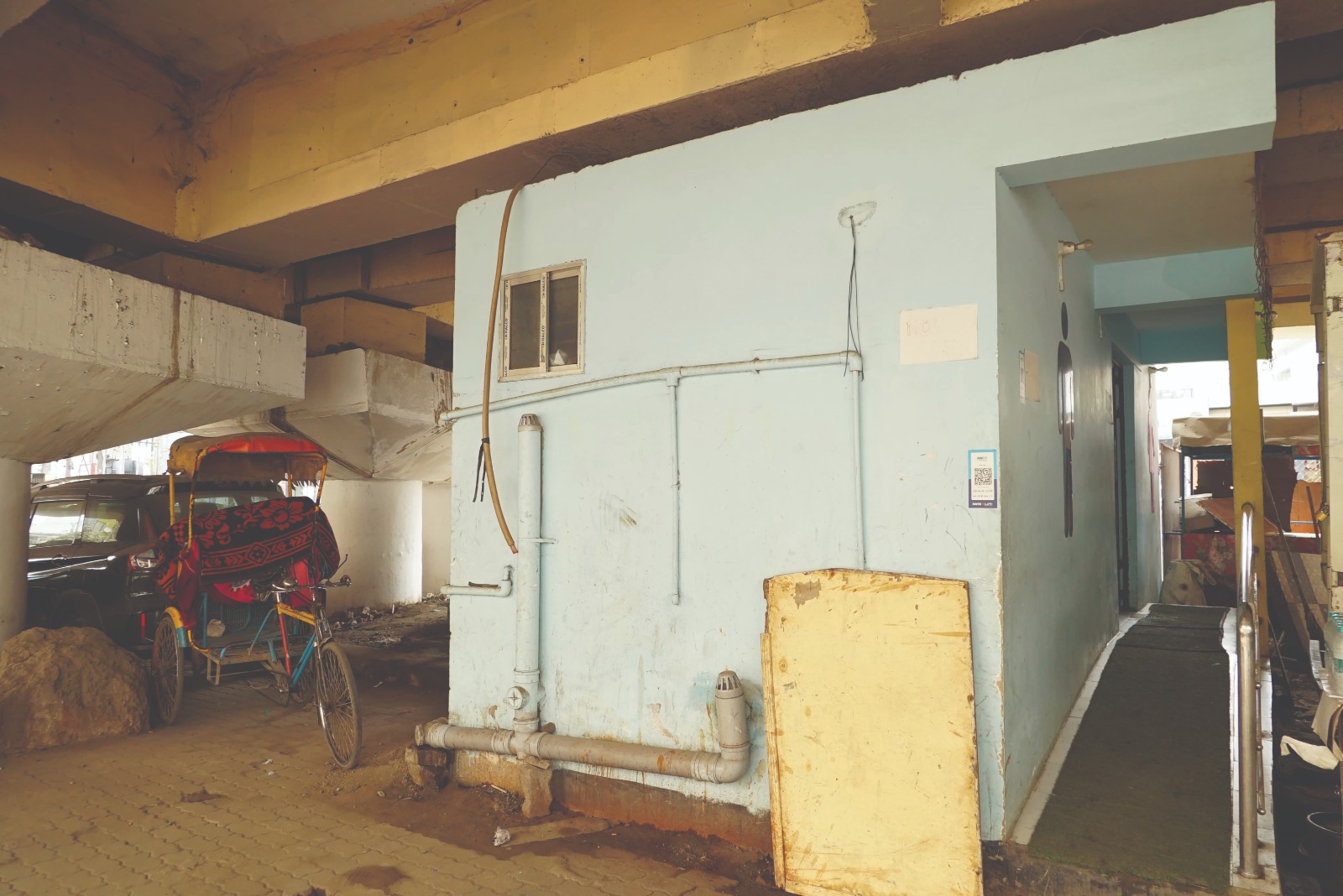 A public toilet in Guwahati.