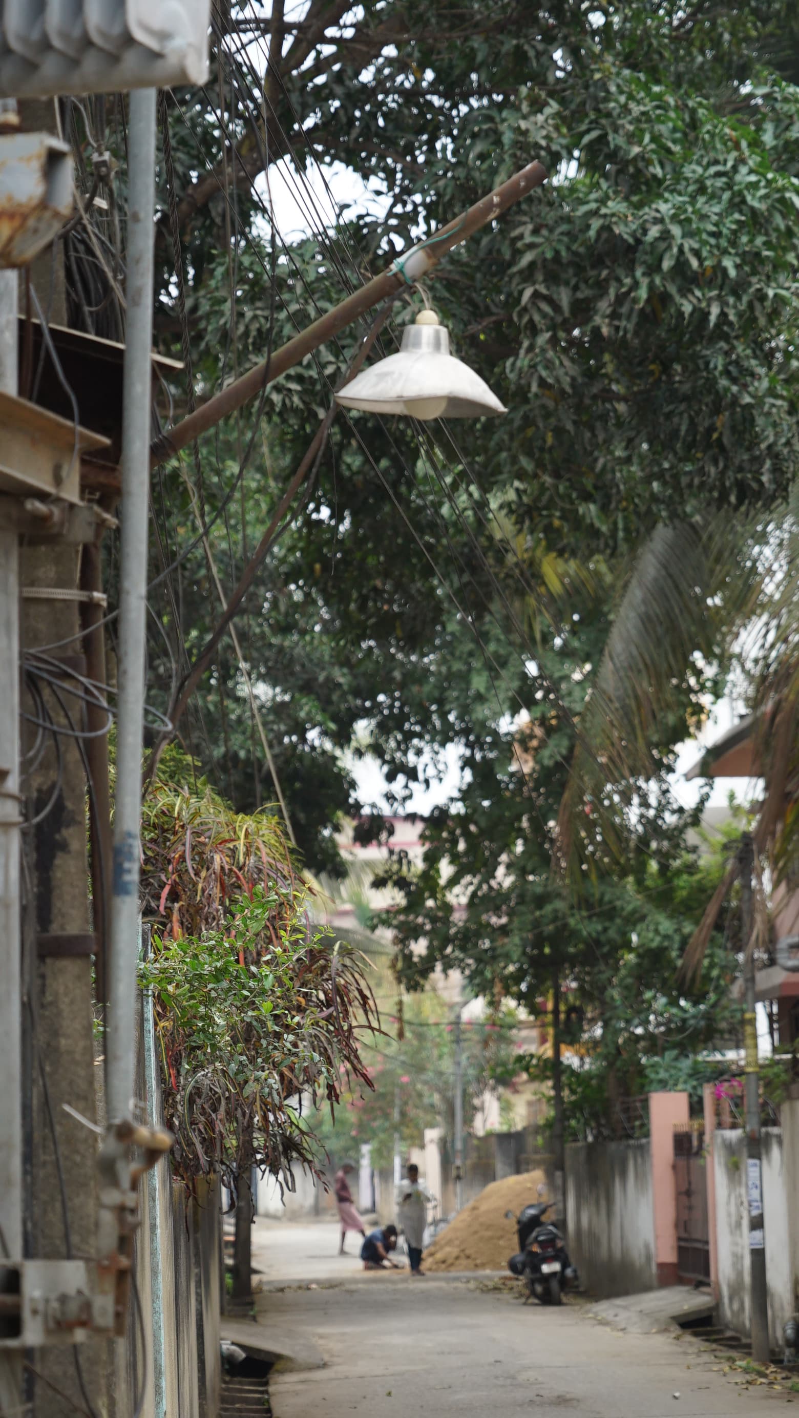 Delapidated light in Guwahati's Ward Number 43.